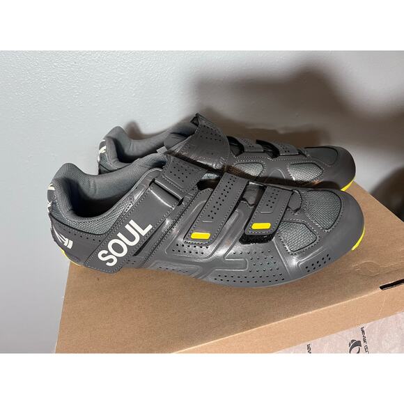 Pearl Izumi Soulcycle Gray Cycling Shoes Mens Bicycle 50 EU 15 US  SPD-SL Gray main image 10